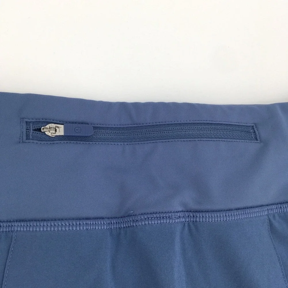Lululemon Pace Rival Skirt Skort Sz 4 Tall Blue Pickleball Tennis Golf Run